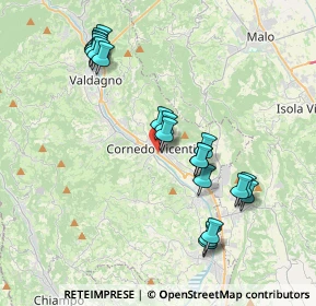 Mappa SP 38, 36073 Cornedo Vicentino VI, Italia (3.9245)
