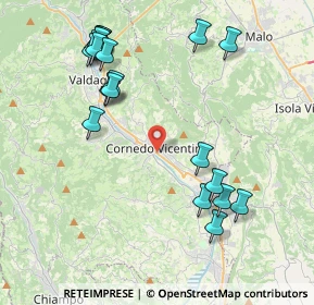 Mappa SP 38, 36073 Cornedo Vicentino VI, Italia (4.578)