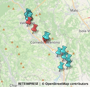 Mappa SP 38, 36073 Cornedo Vicentino VI, Italia (3.95263)