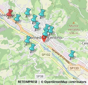 Mappa SP 38, 36073 Cornedo Vicentino VI, Italia (0.93167)