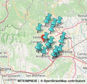 Mappa SP 38, 36073 Cornedo Vicentino VI, Italia (10.2715)