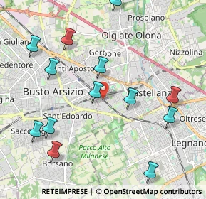 Mappa 21052 Castellanza VA, Italia (2.37154)
