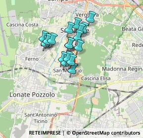 Mappa Via A. Sciesa, 21017 Samarate VA, Italia (1.2655)