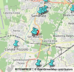Mappa Via A. Sciesa, 21017 Samarate VA, Italia (2.47857)