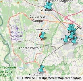 Mappa Via A. Sciesa, 21017 Samarate VA, Italia (4.96455)