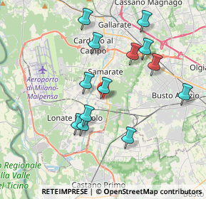 Mappa Via A. Sciesa, 21017 Samarate VA, Italia (3.62462)