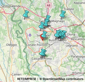 Mappa Via A. Sciesa, 21017 Samarate VA, Italia (5.79714)