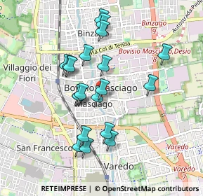 Mappa Via Carlo Pizzi, 20813 Bovisio-Masciago MB, Italia (0.821)