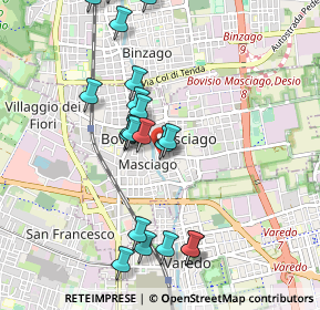 Mappa Via Carlo Pizzi, 20813 Bovisio-Masciago MB, Italia (0.983)