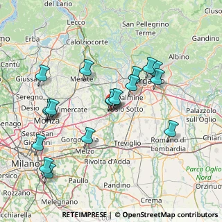 Mappa Via Giuseppe Milanesi, 24042 Capriate San Gervasio BG, Italia (15.59222)