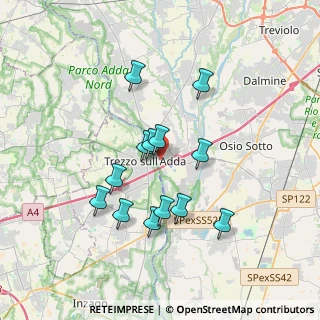 Mappa Via Giuseppe Milanesi, 24042 Capriate San Gervasio BG, Italia (3.14769)