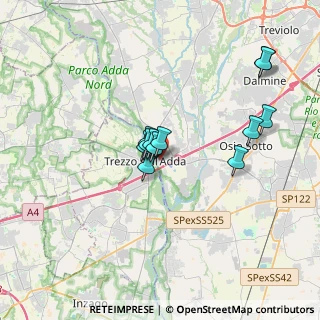 Mappa Via Giuseppe Milanesi, 24042 Capriate San Gervasio BG, Italia (2.81167)