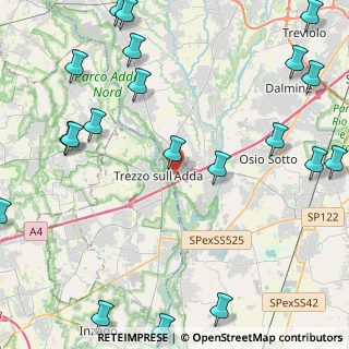 Mappa Via Giuseppe Milanesi, 24042 Capriate San Gervasio BG, Italia (6.357)
