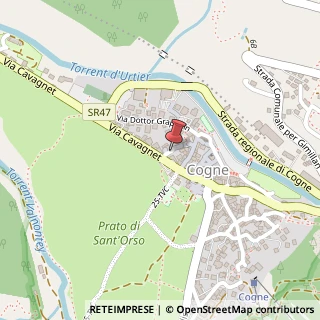 Mappa Via Cavagnet, 33-C, 11012 Cogne, Aosta (Valle d'Aosta)