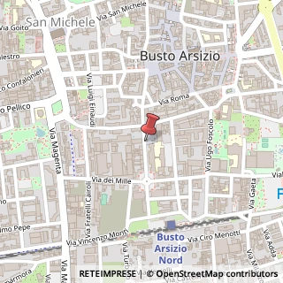 Mappa Via dante alighieri 1/b, 21052 Busto Arsizio, Varese (Lombardia)