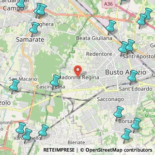 Mappa Via Merlo Padre Carlo, 21052 Busto Arsizio VA, Italia (3.831)