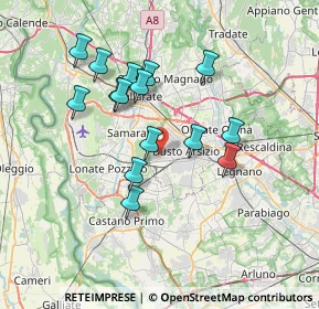 Mappa Via Merlo Padre Carlo, 21052 Busto Arsizio VA, Italia (6.46667)