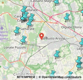Mappa Via Merlo Padre Carlo, 21052 Busto Arsizio VA, Italia (6.4905)