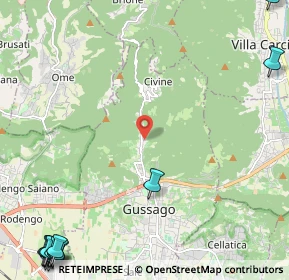 Mappa Via Giacomo Brodolini, 25064 Piazza BS, Italia (4.09385)