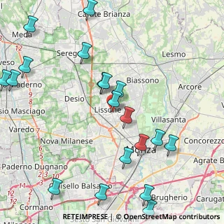Mappa Via XX Settembre, 20851 Lissone MB, Italia (5.24316)