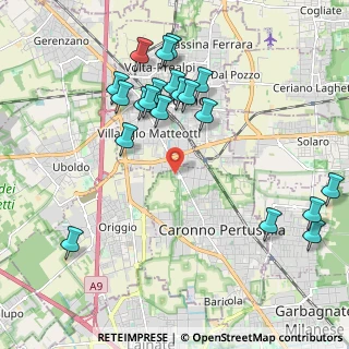 Mappa Vicolo Pasteur, 21042 Caronno Pertusella VA, Italia (2.23)