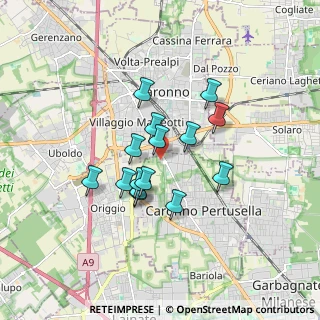 Mappa Vicolo Pasteur, 21042 Caronno Pertusella VA, Italia (1.3)