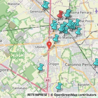 Mappa A9 Lainate - Chiasso, 21040 Uboldo VA, Italia (2.467)