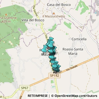 Mappa Piazza IX Agosto, 13060 Roasio VC, Italia (0.501)