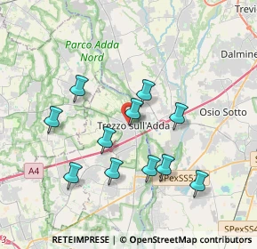 Mappa Via Fiume, 20056 Trezzo sull'Adda MI, Italia (3.44545)