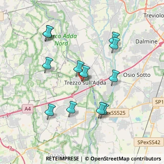 Mappa Via Vittorio Veneto, 20056 Trezzo sull'Adda MI, Italia (3.83583)