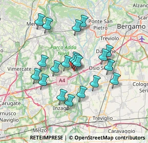 Mappa Via Fiume, 20056 Trezzo sull'Adda MI, Italia (6.308)