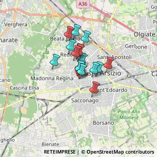 Mappa Via Pescara, 21052 Busto Arsizio VA, Italia (1.02647)