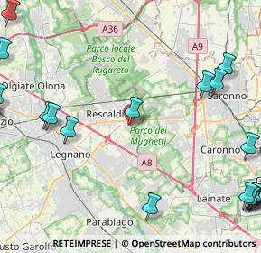 Mappa Centro Commerciale, 20027 Rescaldina MI, Italia (6.865)