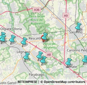 Mappa Centro Commerciale, 20027 Rescaldina MI, Italia (5.5475)