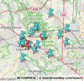 Mappa Centro Commerciale, 20027 Rescaldina MI, Italia (3.34737)