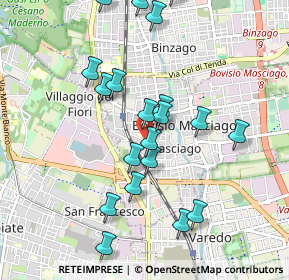 Mappa Via Leonardo Da Vinci, 20813 Bovisio-Masciago MB, Italia (0.9755)