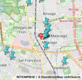 Mappa Via Leonardo Da Vinci, 20813 Bovisio-Masciago MB, Italia (0.98538)