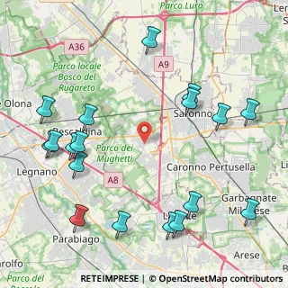 Mappa Via Pietro Madonini, 21040 Uboldo VA, Italia (5.23444)