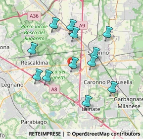 Mappa Via Pietro Madonini, 21040 Uboldo VA, Italia (3.54833)