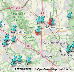 Mappa Via Pietro Madonini, 21040 Uboldo VA, Italia (5.9575)