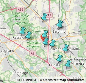 Mappa Via Pietro Madonini, 21040 Uboldo VA, Italia (3.31273)