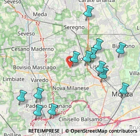 Mappa Viale Sabotino, 20033 Desio MB, Italia (4.40692)