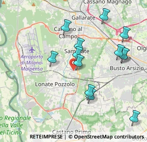 Mappa Via Fabbro, 21017 Samarate VA, Italia (3.97154)
