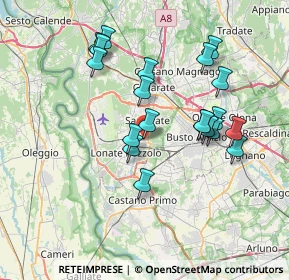 Mappa Via Fabbro, 21017 Samarate VA, Italia (6.899)