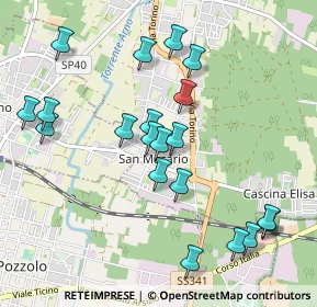 Mappa Via Fabbro, 21017 Samarate VA, Italia (1.0095)