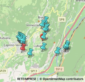 Mappa Localita' Gamberon, 37013 Caprino Veronese VR, Italia (1.722)