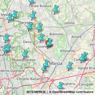 Mappa Via Bruno Buozzi, 20851 Lissone MB, Italia (5.4805)