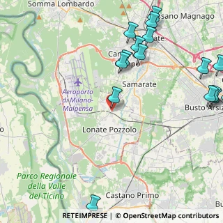 Mappa Via Armando Diaz, 21010 Ferno VA, Italia (6.10941)