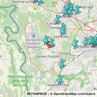 Mappa Via Armando Diaz, 21010 Ferno VA, Italia (5.809)
