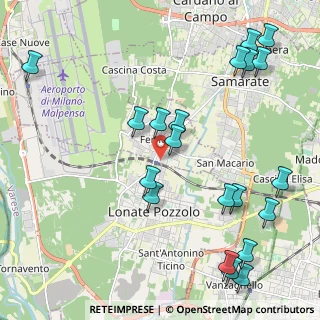 Mappa Via Armando Diaz, 21010 Ferno VA, Italia (2.6215)